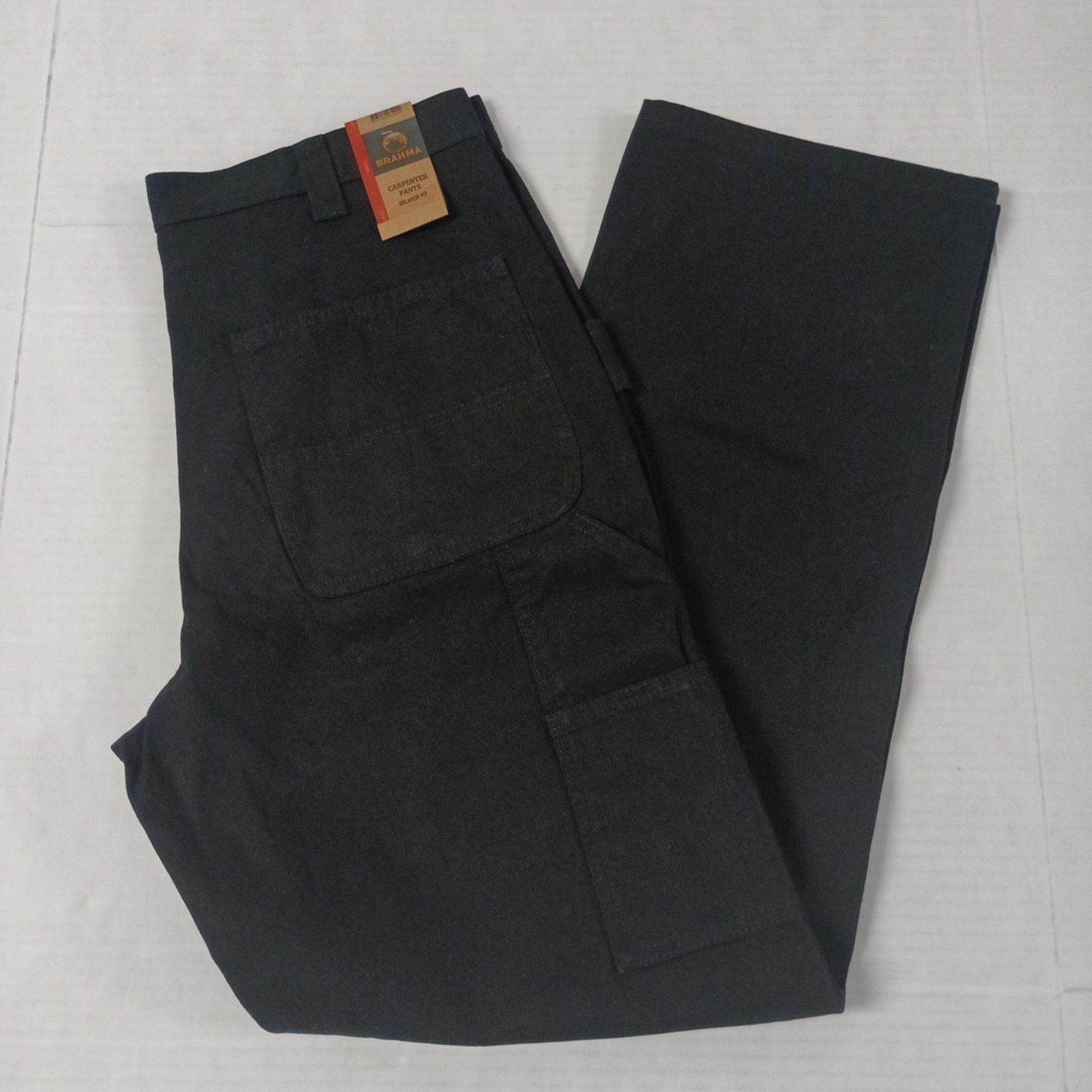 Other Brahma Work Carpenter Pants Men Size 32x32 Black Relaxed Fit Size US 32 / EU 48 - 1 Thumbnail