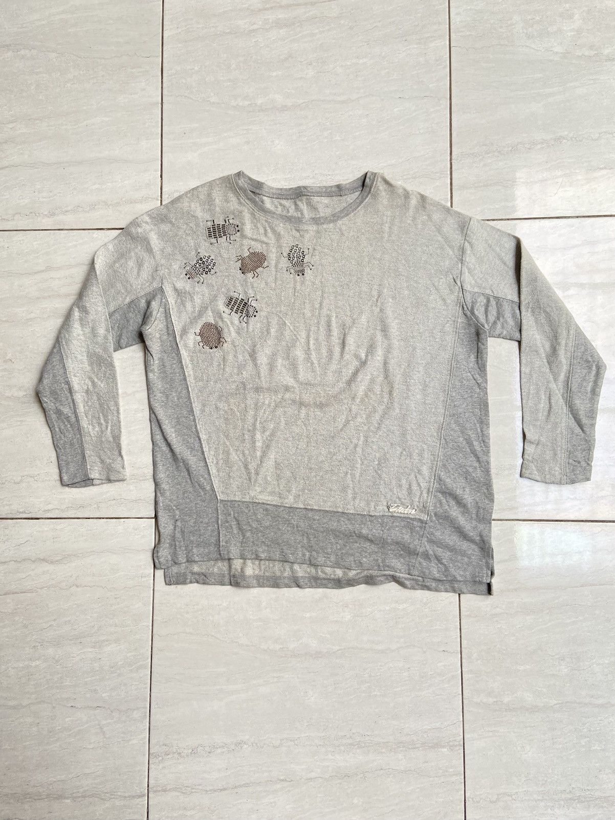 Designer × Japanese Brand EUDON CHOI Grey T-shirt Size US L / EU 52-54 / 3 - 1 Thumbnail