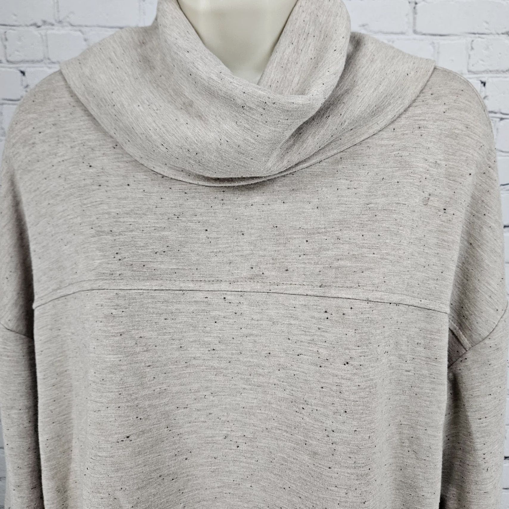 Varley Varley Sweatshirt Pullover Longline Doublesoft Priya Small S Womens Brown Size S / US 4 / IT 40 - 6 Thumbnail