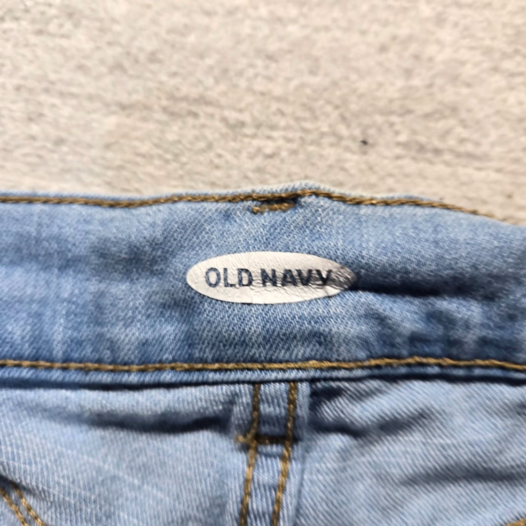 Old Navy Old Navy Shorts Denim Shorts Blue Ladies Women's 2 Regular Cotton Polyester Spandex Flat Front Stretch Mid Rise Blue Denim 90s? Size 26" / US 2 / IT 38 - 3 Thumbnail