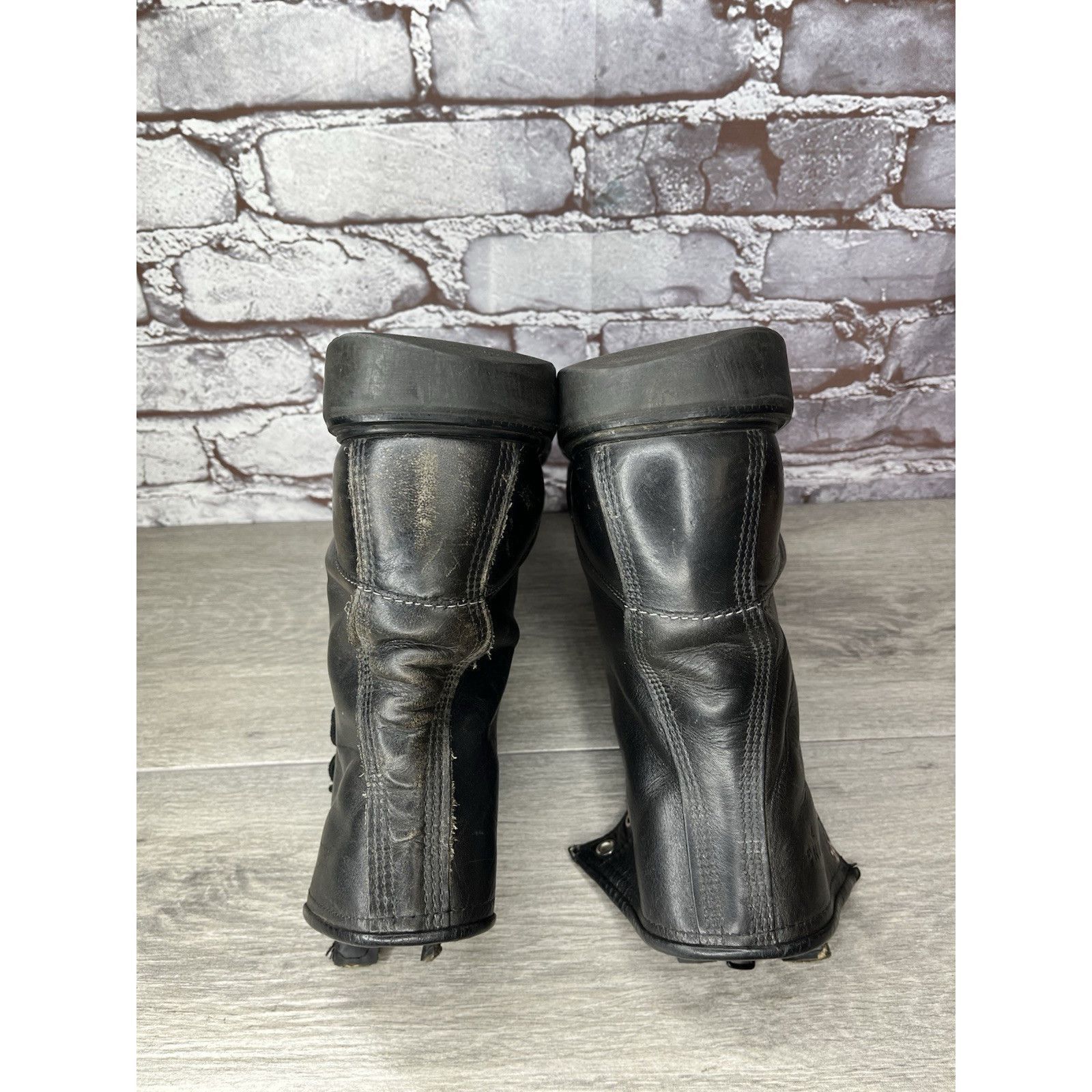 Red Wing RED WING 4473 Vintage USA BLACK LEATHER ENGINEER MILITARY BO Size US 8 / EU 41 - 11 Thumbnail