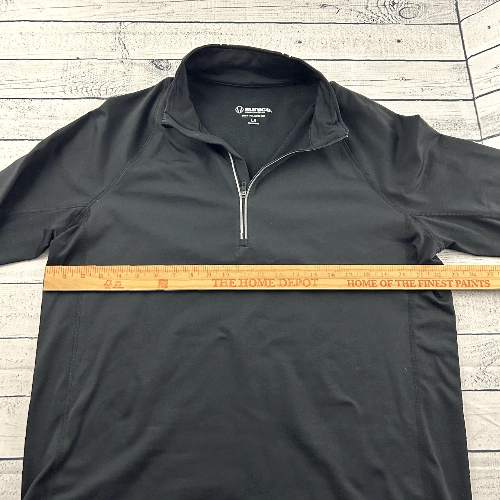 Vintage Sunice Jacket Mens L Black 1/4 Zip Pullover Activewear Golf Shirt Size US L / EU 52-54 / 3 - 5 Thumbnail