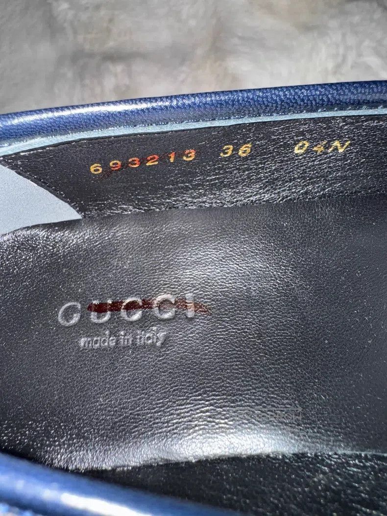 Gucci Guicci All-over Printed Women's Loafers Leather Shoes Size US 5.5 / IT 35.5 - 6 Thumbnail