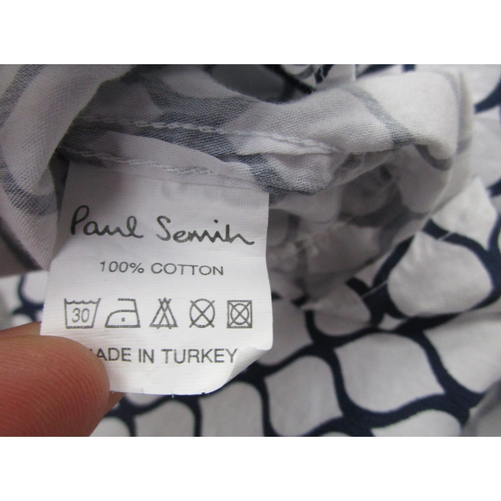 Vintage Paul Semih Shirt Mens 2XL White Geometric Print Short Sleeve Button Up Casual Size US XXL / EU 58 / 5 - 7 Thumbnail