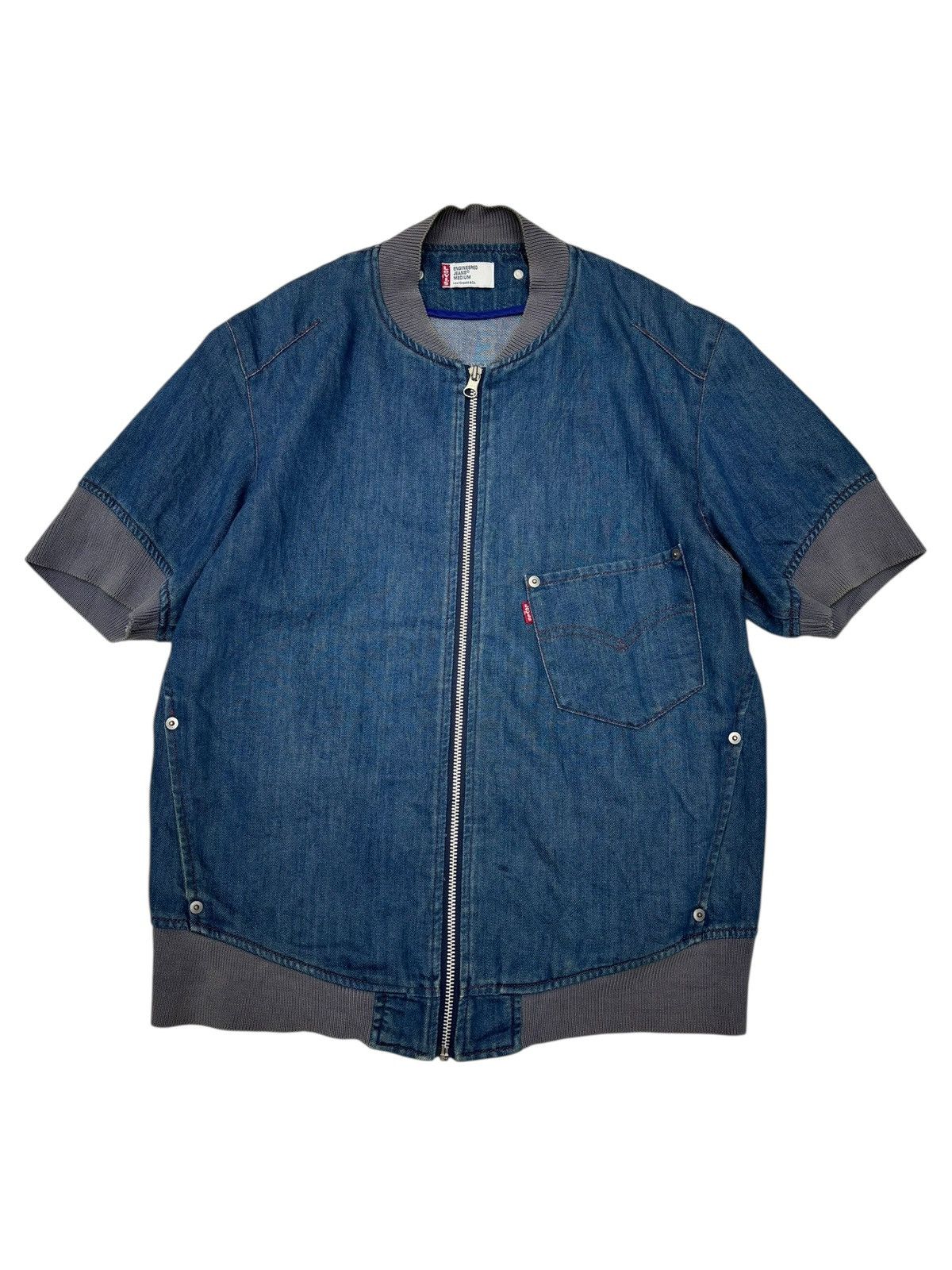Levi's LEVIS ENGINEERED DENIM BLOUSON SHORT SLEEVE ZIP UP Size US M / EU 48-50 / 2 - 1 Thumbnail