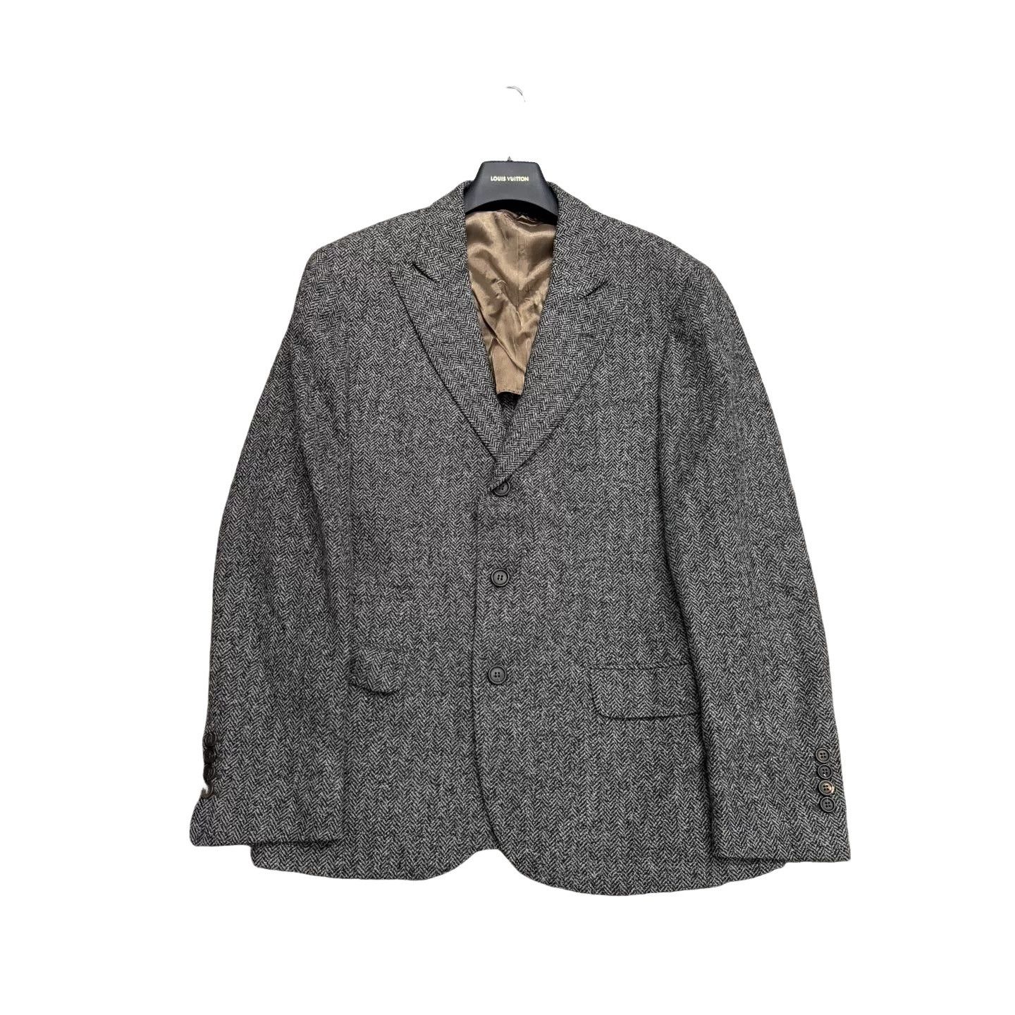 Brunello Cucinelli Brunello Cucinelli Herringbone Wool Blazer Size 40R Size 40R - 1 Thumbnail