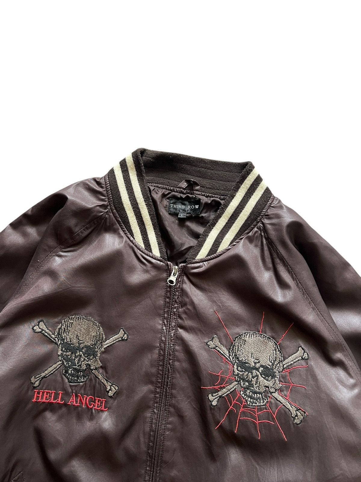 Japanese Brand Third Row 🇯🇵 ‘Hell Angel” Embroidered Skull Souvenier Jacket Size US M / EU 48-50 / 2 - 3 Thumbnail