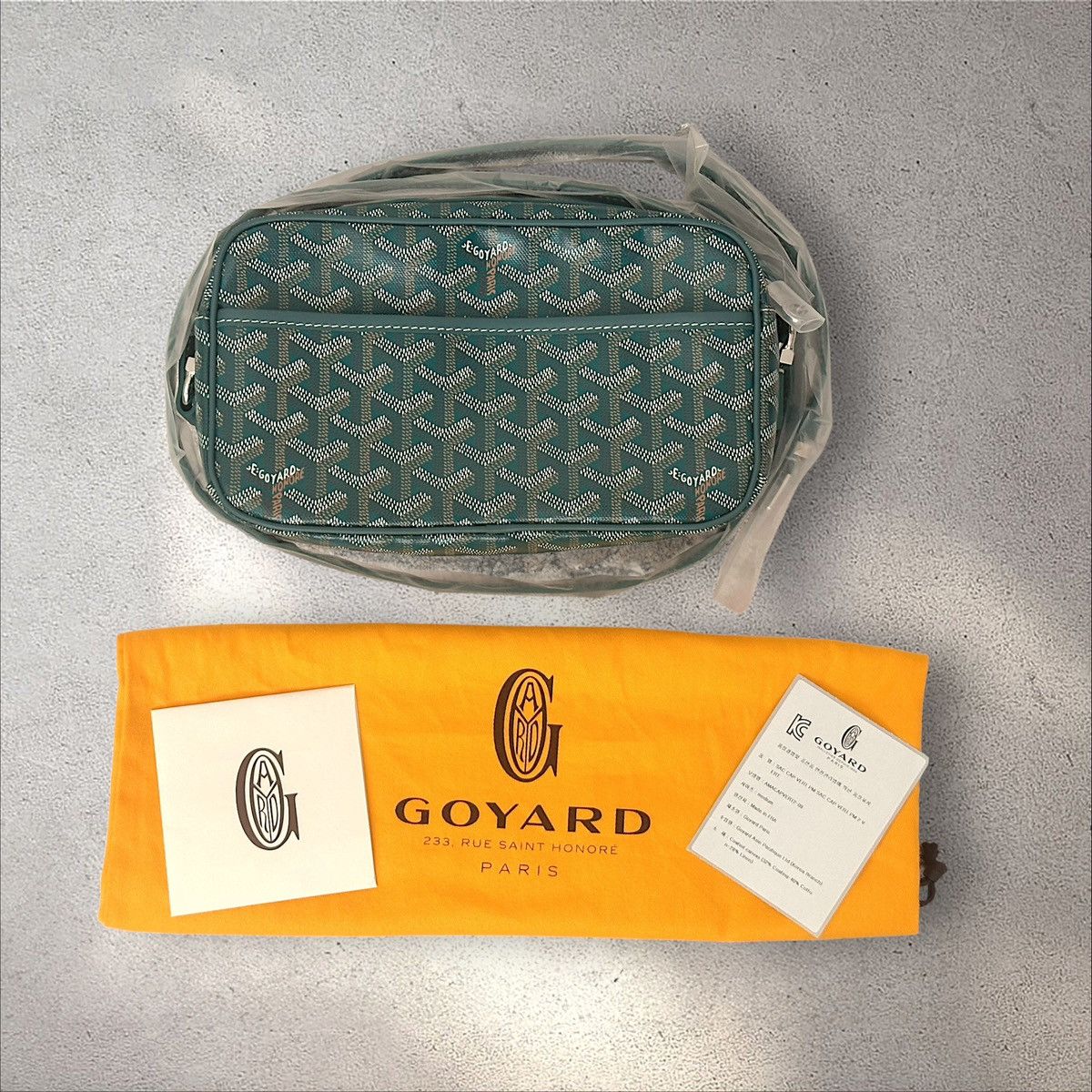 Goyard Goyard Goyardine Cap Vert Camera Bag Size ONE SIZE - 12 Thumbnail