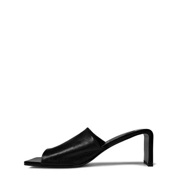 Jil Sander o1g2r1mq1024 Heeled Mules in Black Size US 8 / IT 38 - 2 Thumbnail