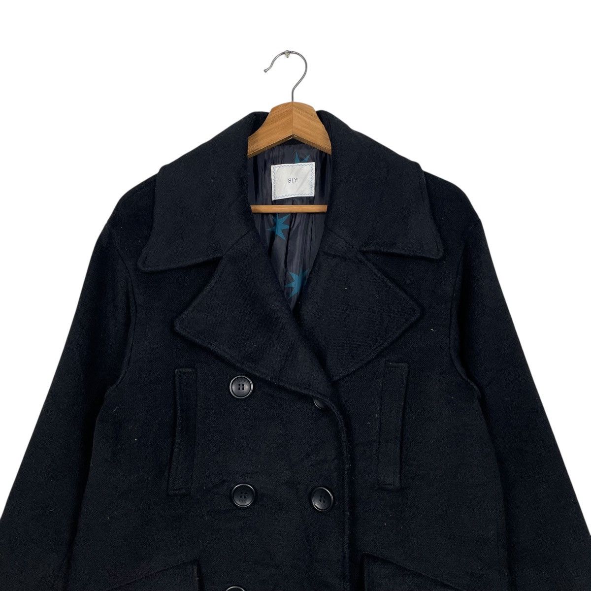 Japanese Brand Japanese Brand Sly Double Breasted Coat Size S / US 4 / IT 40 - 2 Thumbnail