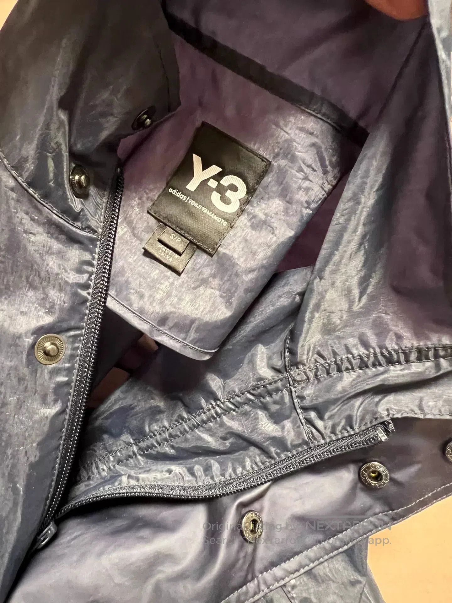 Y-3 Y-3 Black Raincoat Windbreaker Jacket. Size US S / EU 44-46 / 1 - 8 Thumbnail