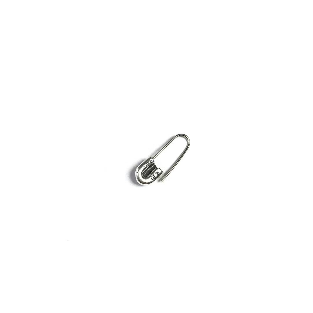Chrome Hearts Chrome Hearts Silver Cross Safety Pin Earring Size ONE SIZE - 3 Thumbnail