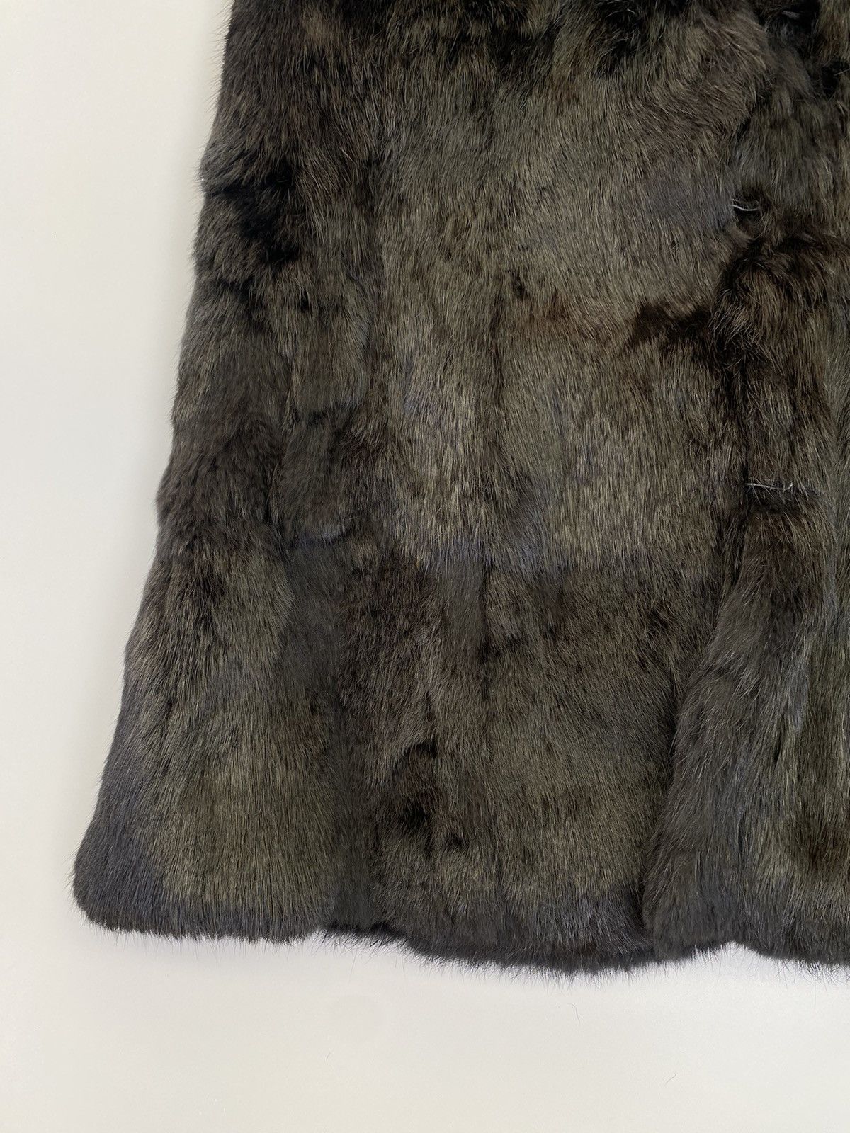 Vintage CSC Rabbit Fur Vest Size L / US 10 / IT 46 - 6 Thumbnail