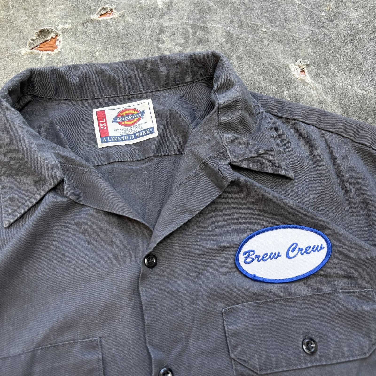 Dickies Vintage Y2K Dickies Brew Crew Beer Garage Button Up Shirt Size US XXL / EU 58 / 5 - 3 Thumbnail