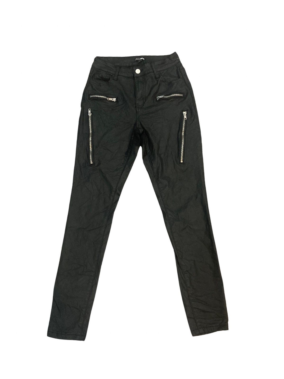 Fashion Nova × Seditionaries Fashion Nova Women's Black Faux Leather Skinny Pants Size 24" / US 00 / IT 34 - 1 Thumbnail