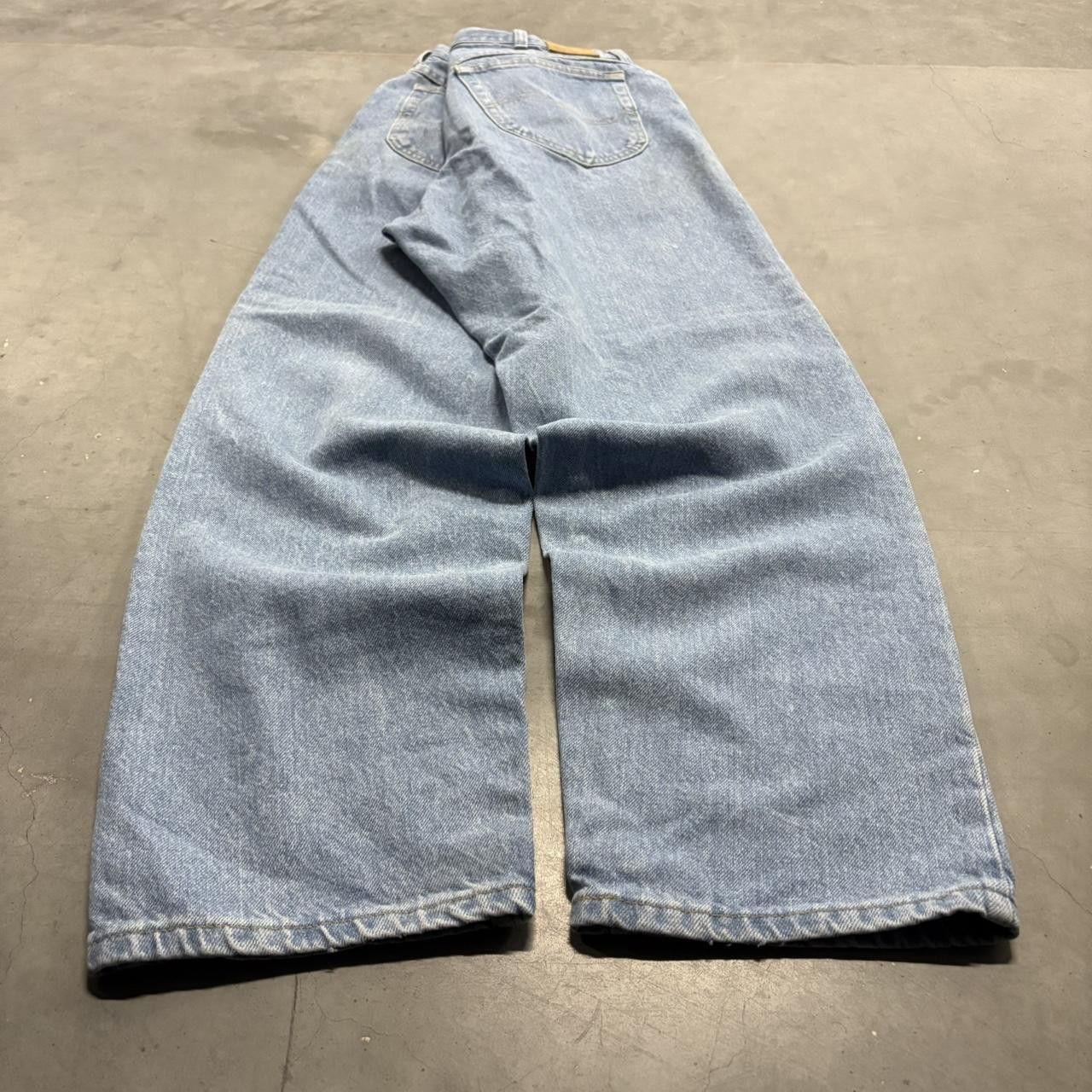 Japanese Brand × Vintage Crazy Vintage Y2K/2000s Grunge Light Blue Wash Denim Jeans! Size US 38 / EU 54 - 6 Thumbnail