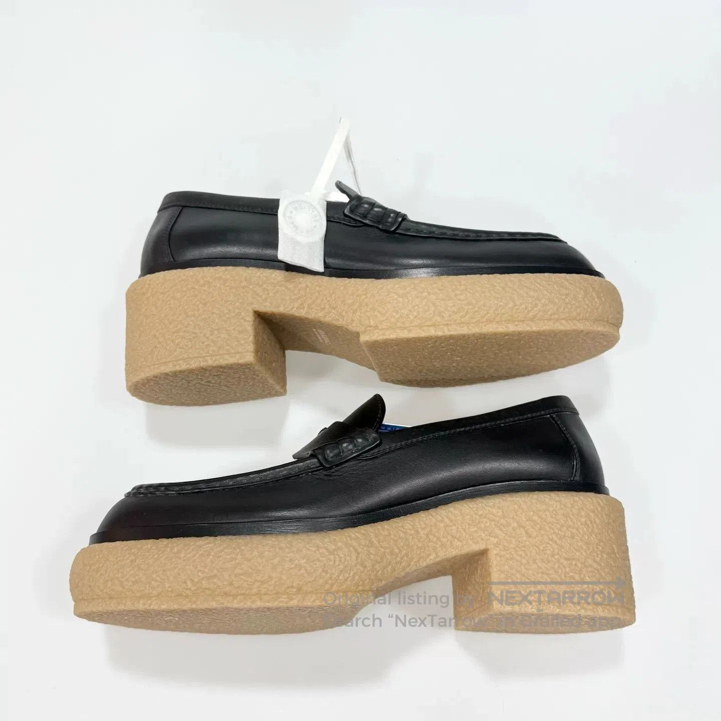 Hermes Hermes Black Leather Loafers Gold Buckle. Size US 6 / IT 36 - 2 Thumbnail