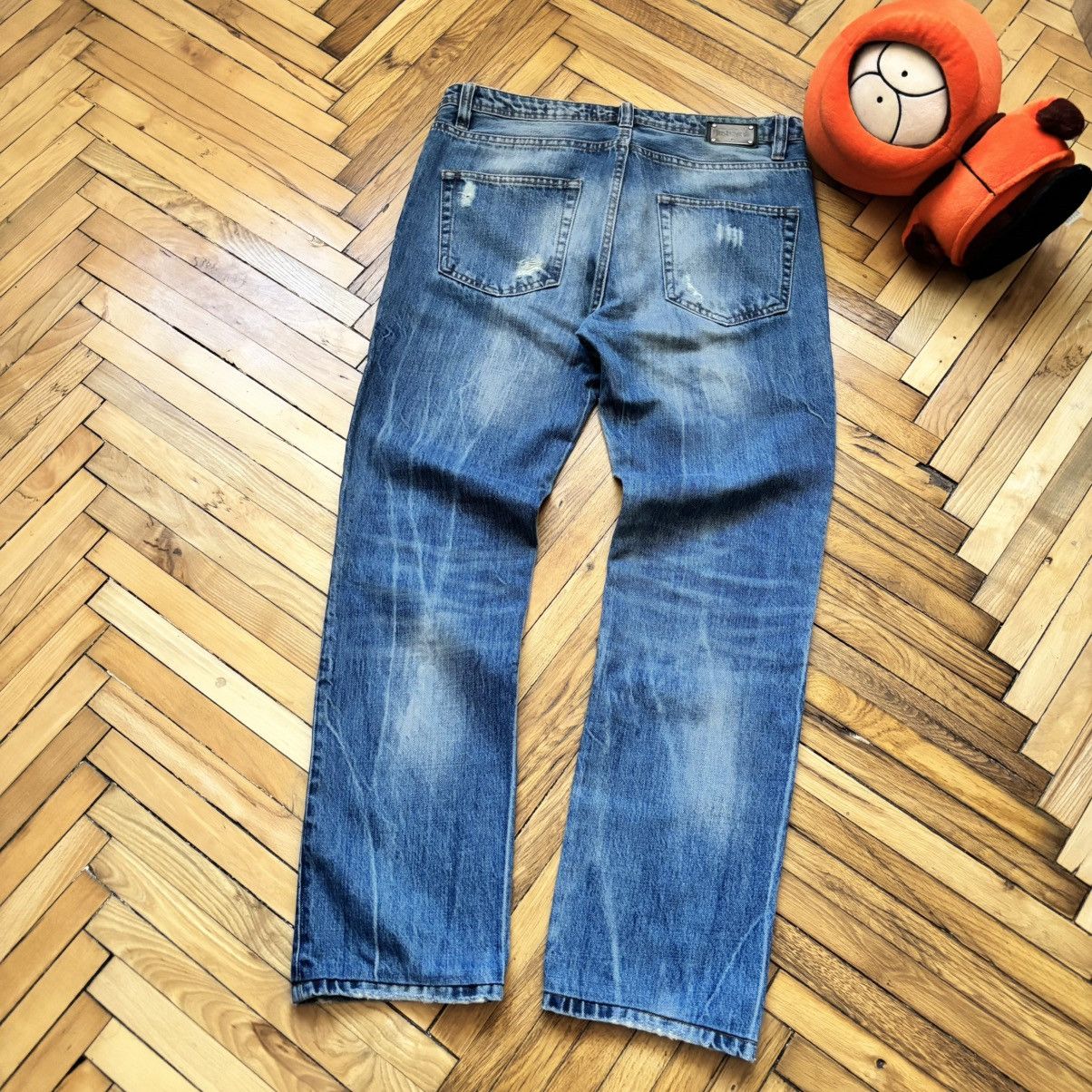 Just Cavalli Vintage Distressed Shadow Wash Just Cavalli Straight Jeans Size US 32 / EU 48 - 1 Thumbnail