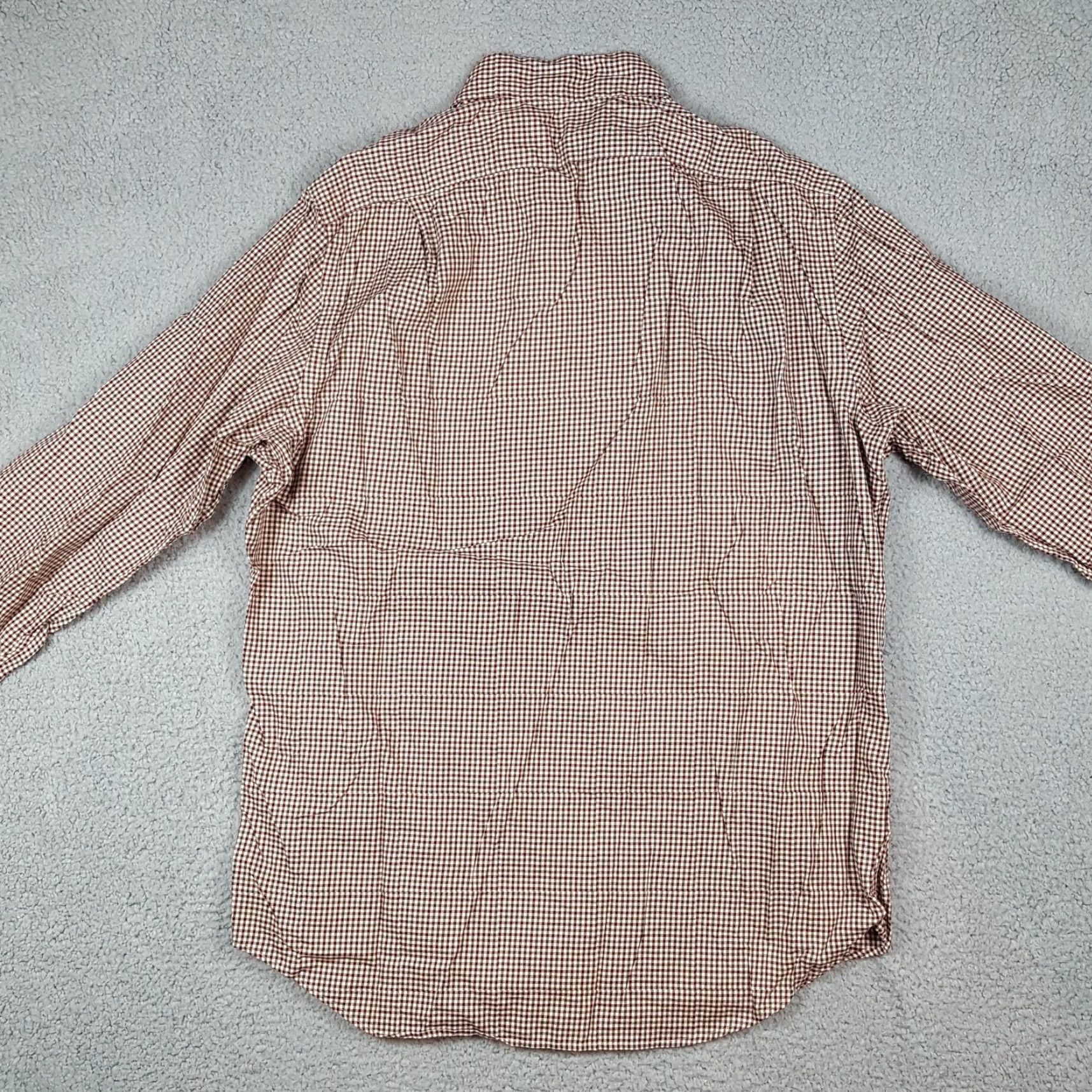 Polo Ralph Lauren Vintage Polo Ralph Lauren Men's XL Button-Down Collared Shirt Plaid Gingham Long Sleeve Cotton Retro 90s Workwear Size US XL / EU 56 / 4 - 6 Thumbnail