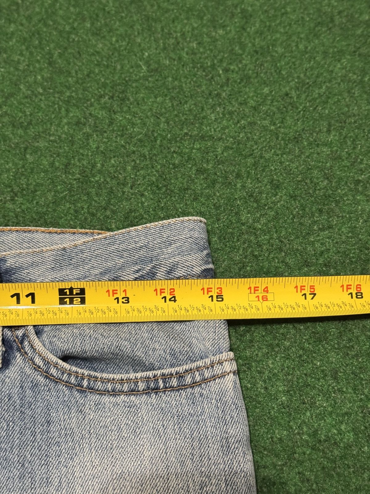 Levi's Vintage Clothing Vintage Levi’s 518 Super Low Rise Bootcut Flare 30x30 Jeans Size 30" / US 8 / IT 44 - 7 Thumbnail