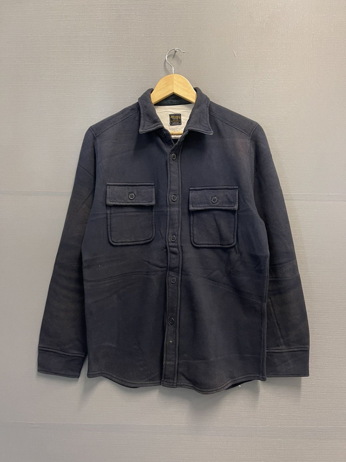 Beams Plus Vintage Beams Sweat Navy Jacket Size US M / EU 48-50 / 2 - 1 Thumbnail