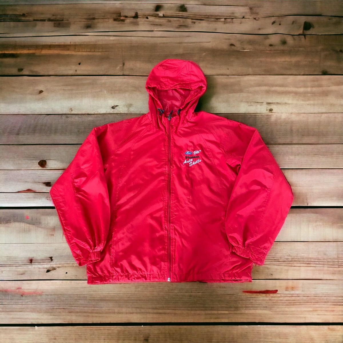 Ford Vintage Ford Auto Skills Windbreaker Zipper Jacket XL Size US L / EU 52-54 / 3 - 1 Thumbnail