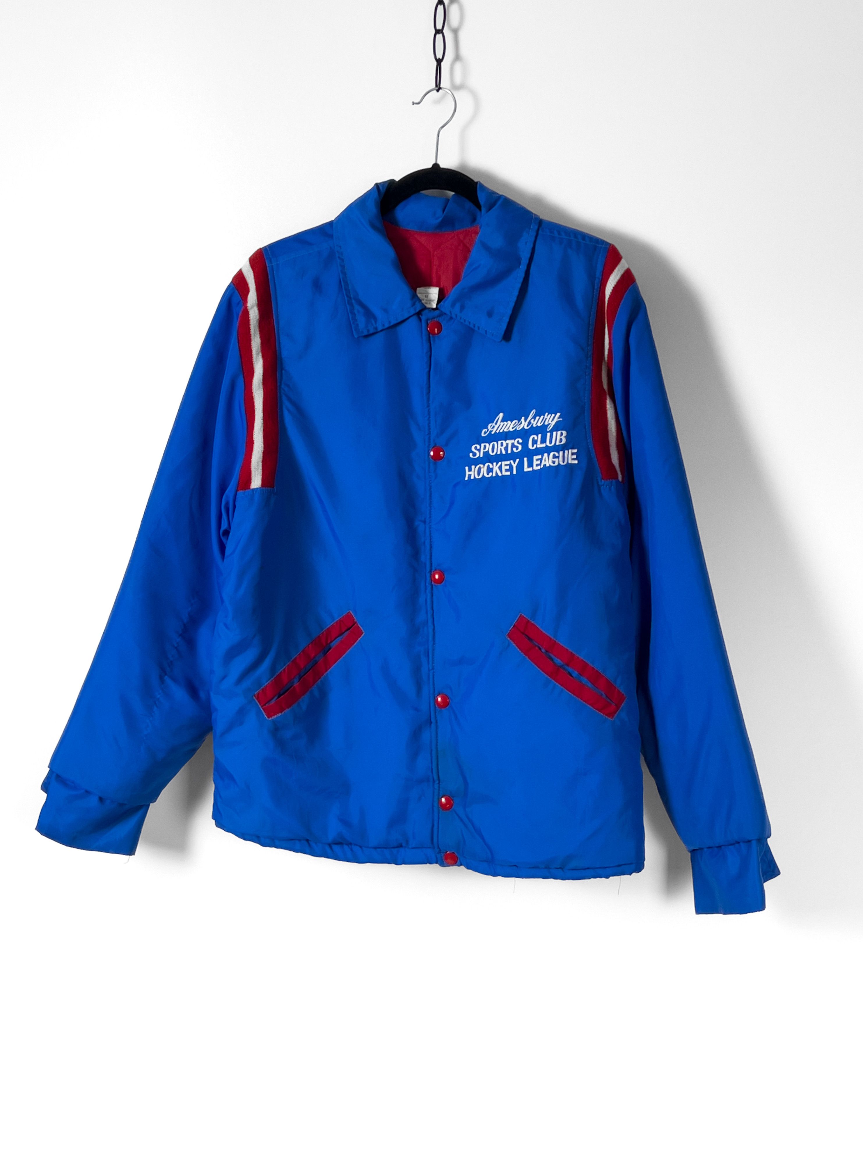 Vintage Amesbury Sports Club Hockey League Coach Jacket (70–80s) Size US L / EU 52-54 / 3 - 1 Thumbnail