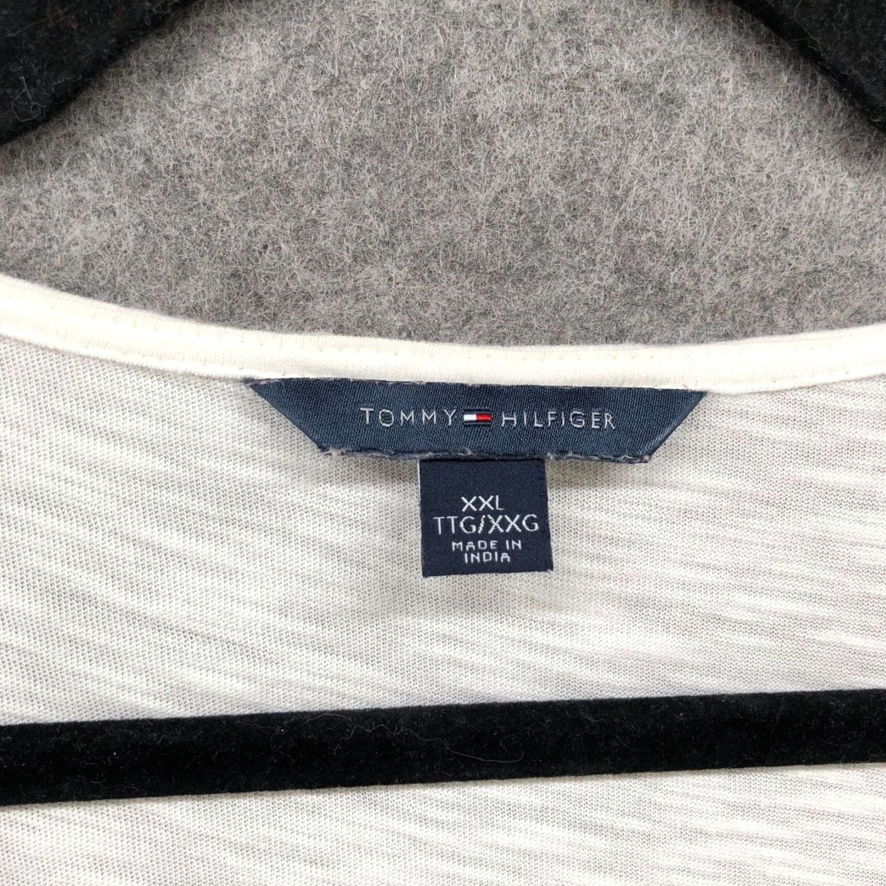 Tommy Hilfiger Tommy Hilfiger Tank Top Womens Plus XXL White Blue Cotton V-Neck Casual Summer Size XXL / US 16-18 / IT 52-54 - 5 Thumbnail