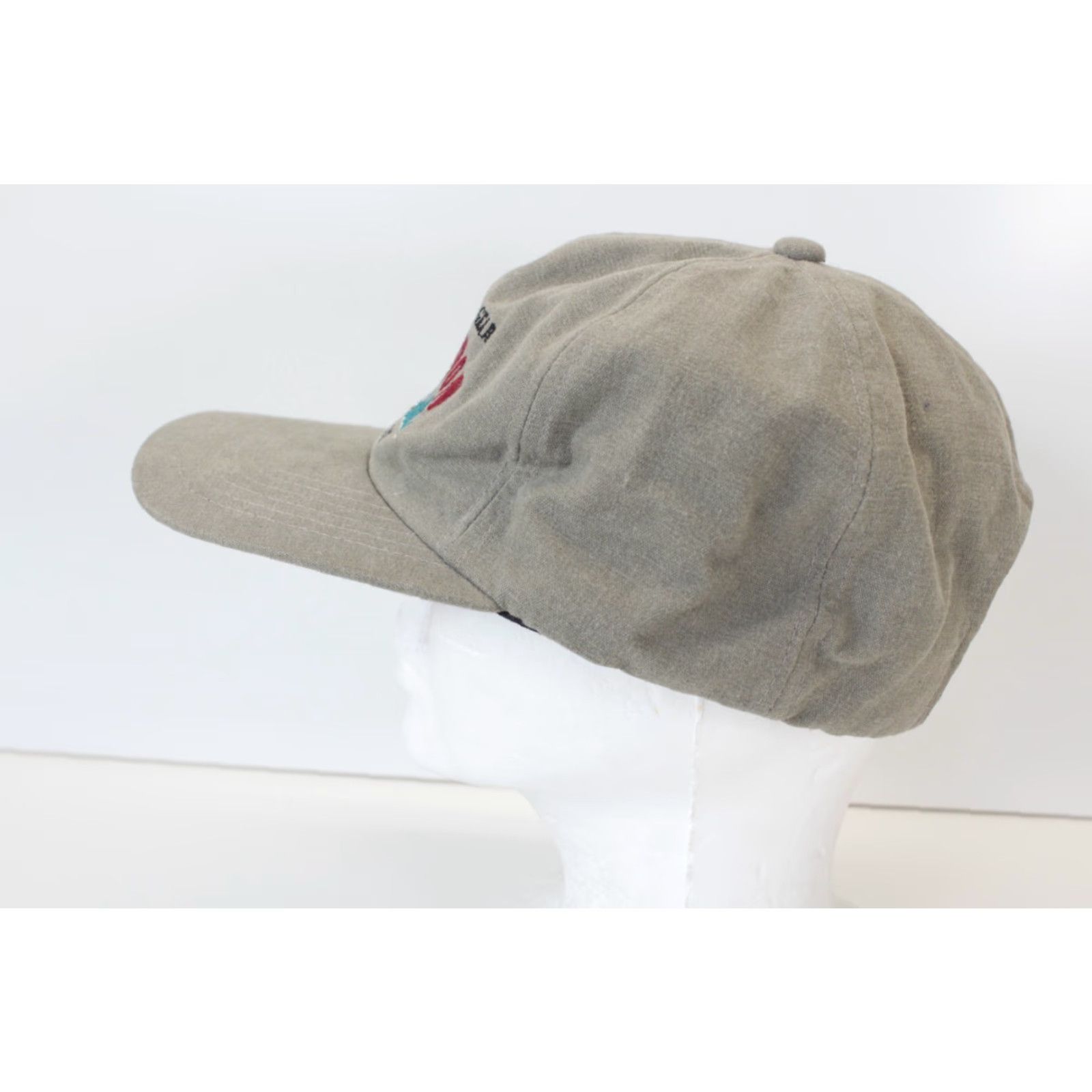 Vintage VINTAGE Grand Canyon Snapback Hat Beige Red Plaid Bill 90s Unbranded Adjustable Unisex Adults Hat Mens Womens Boys Girls Size ONE SIZE - 3 Thumbnail