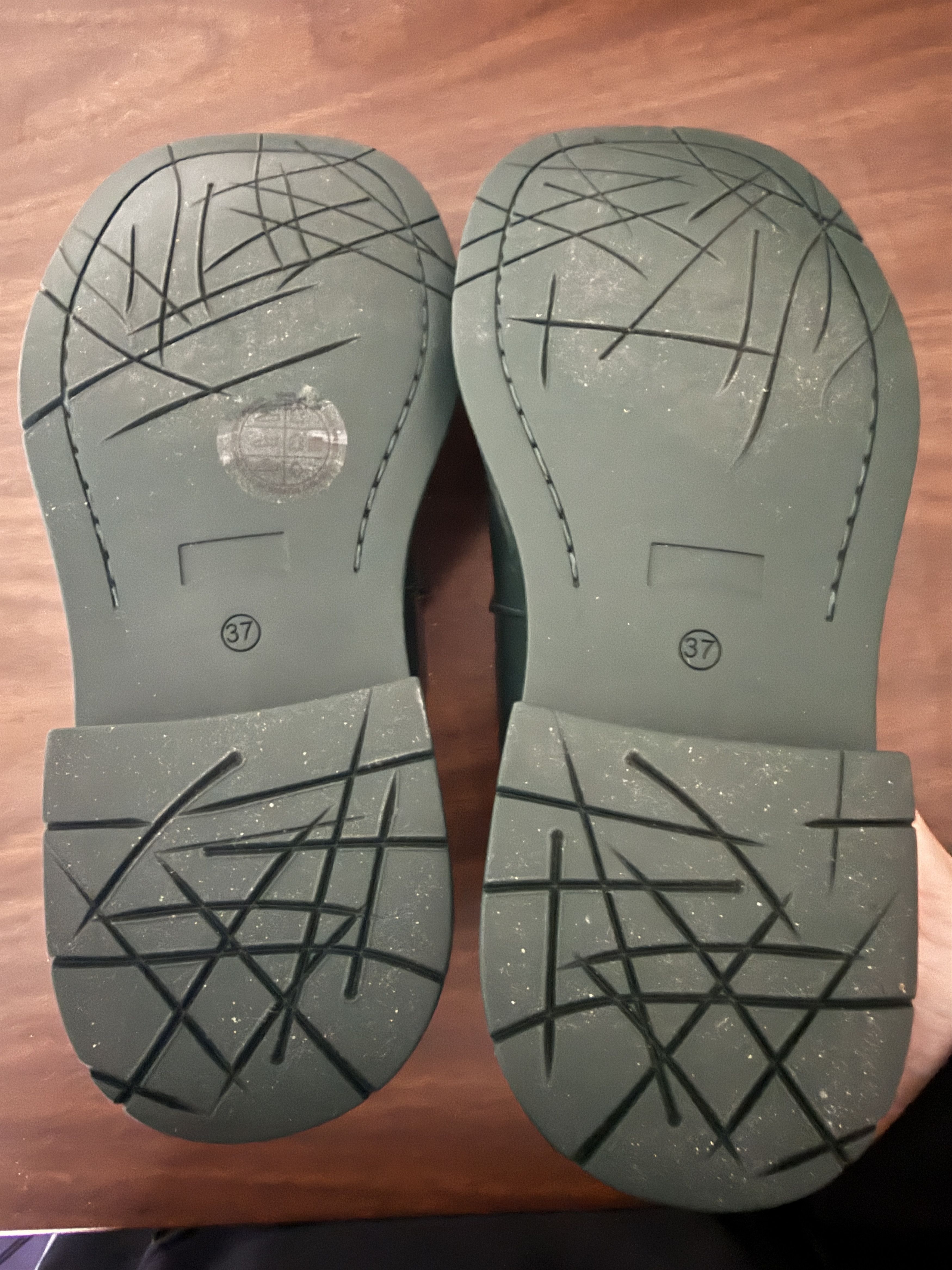 CamperLab CamperLab MIL 1978 Green Leather Loafers Size US 6.5 / IT 36.5 - 4 Thumbnail