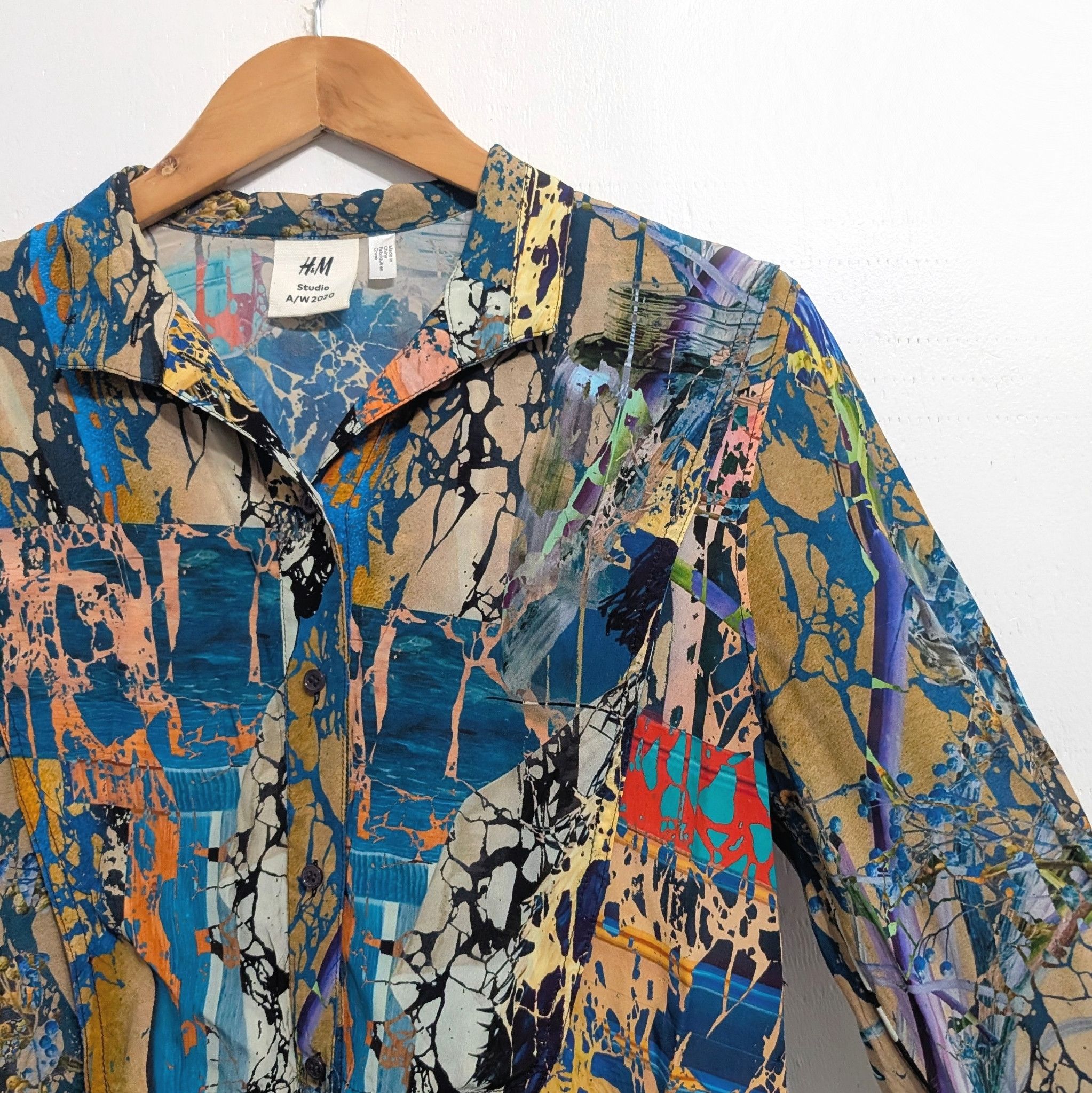 H&M H&M studio collection aw20 2020 blouse shirt top artsy Size XXS / US 00 / IT 34 - 3 Thumbnail