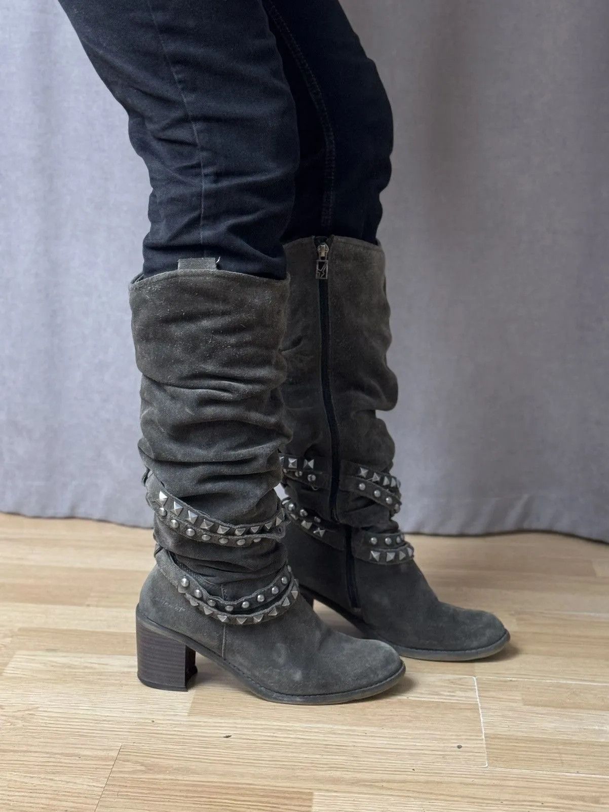 A.S.98 Real Leather Hight Heels Boots Avantgarde Y2K Size US 9 / IT 39 - 4 Thumbnail
