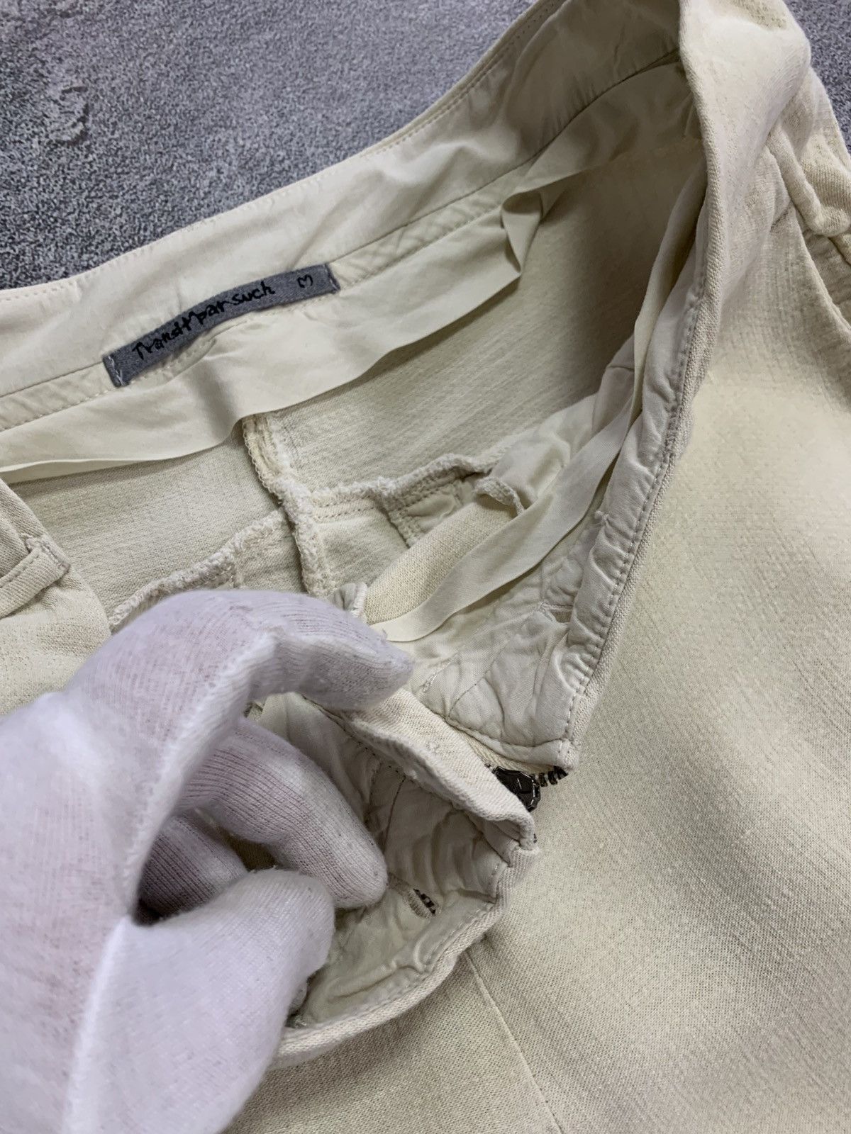 Japanese Brand × Transit Uomo Transit Par Such Linen AvantGarde Japanese Pants Men’s S Size US 30 / EU 46 - 5 Thumbnail