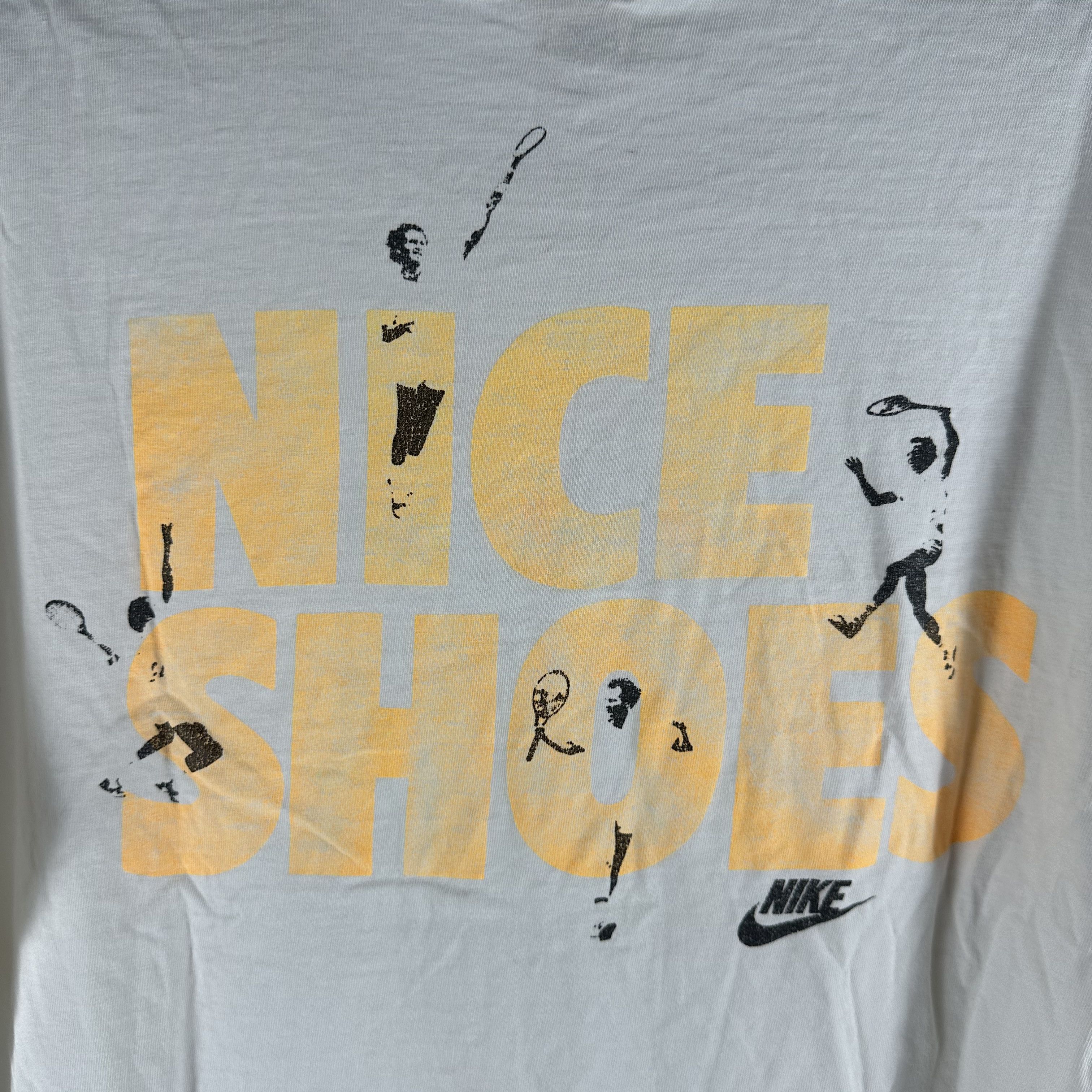 Vintage Nike 90s Nice Shoes I've Never Seen Anything Like It Tee Size US XXL / EU 58 / 5 - 4 Thumbnail
