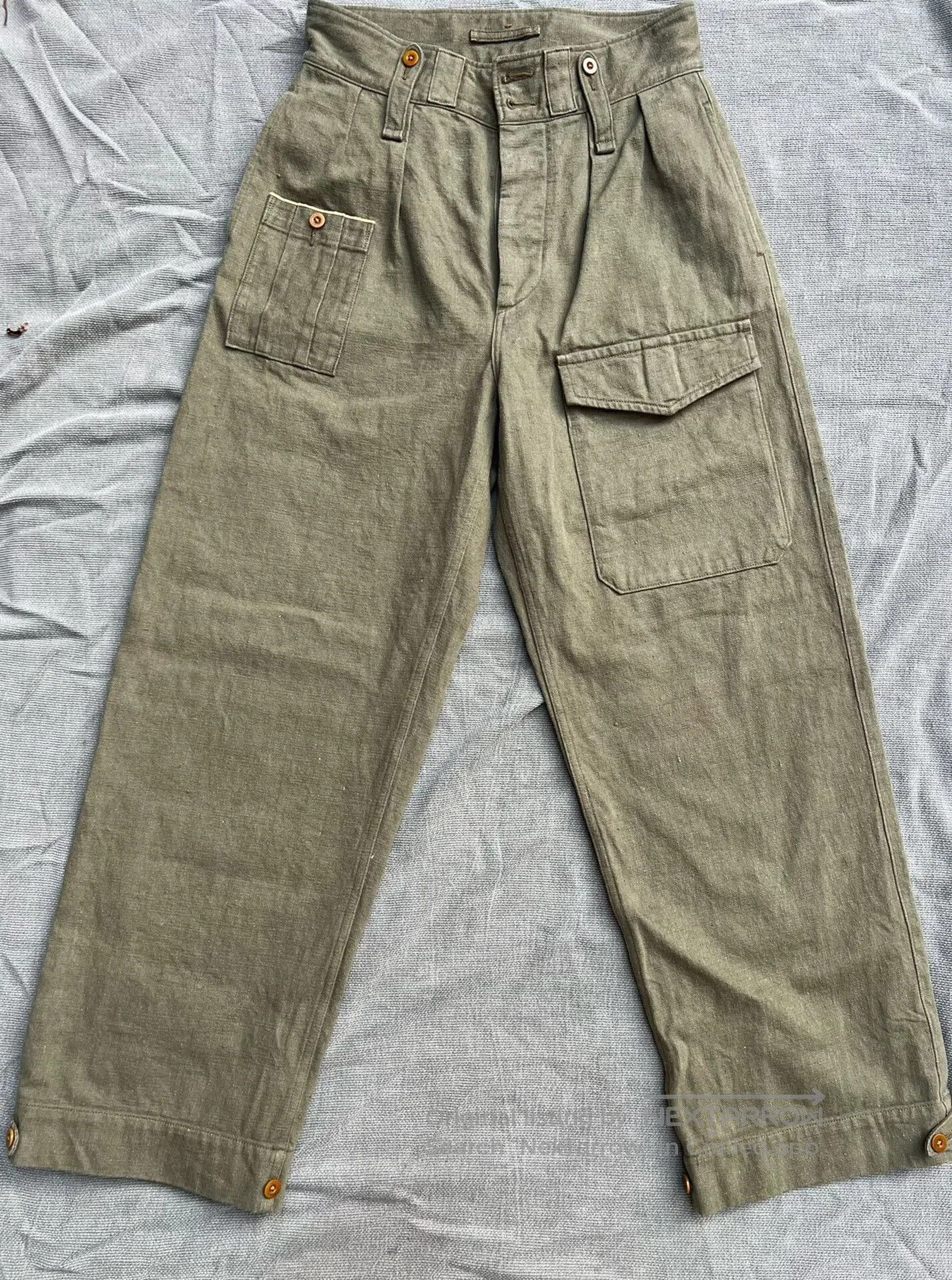 Nigel Cabourn Nigel Cabourn Classic Military Pants. Size US 32 / EU 48 - 1 Thumbnail
