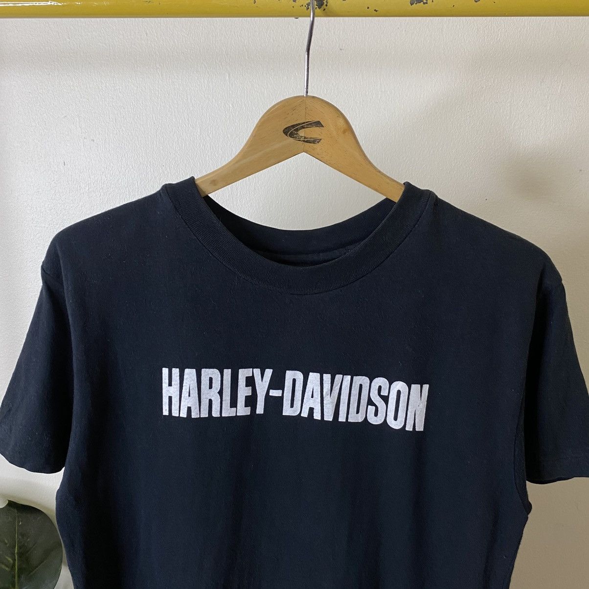 Harley Davidson Vintage 90s Harley Davidson Spell Out Bikers Rockabilly Tee Size US M / EU 48-50 / 2 - 2 Thumbnail