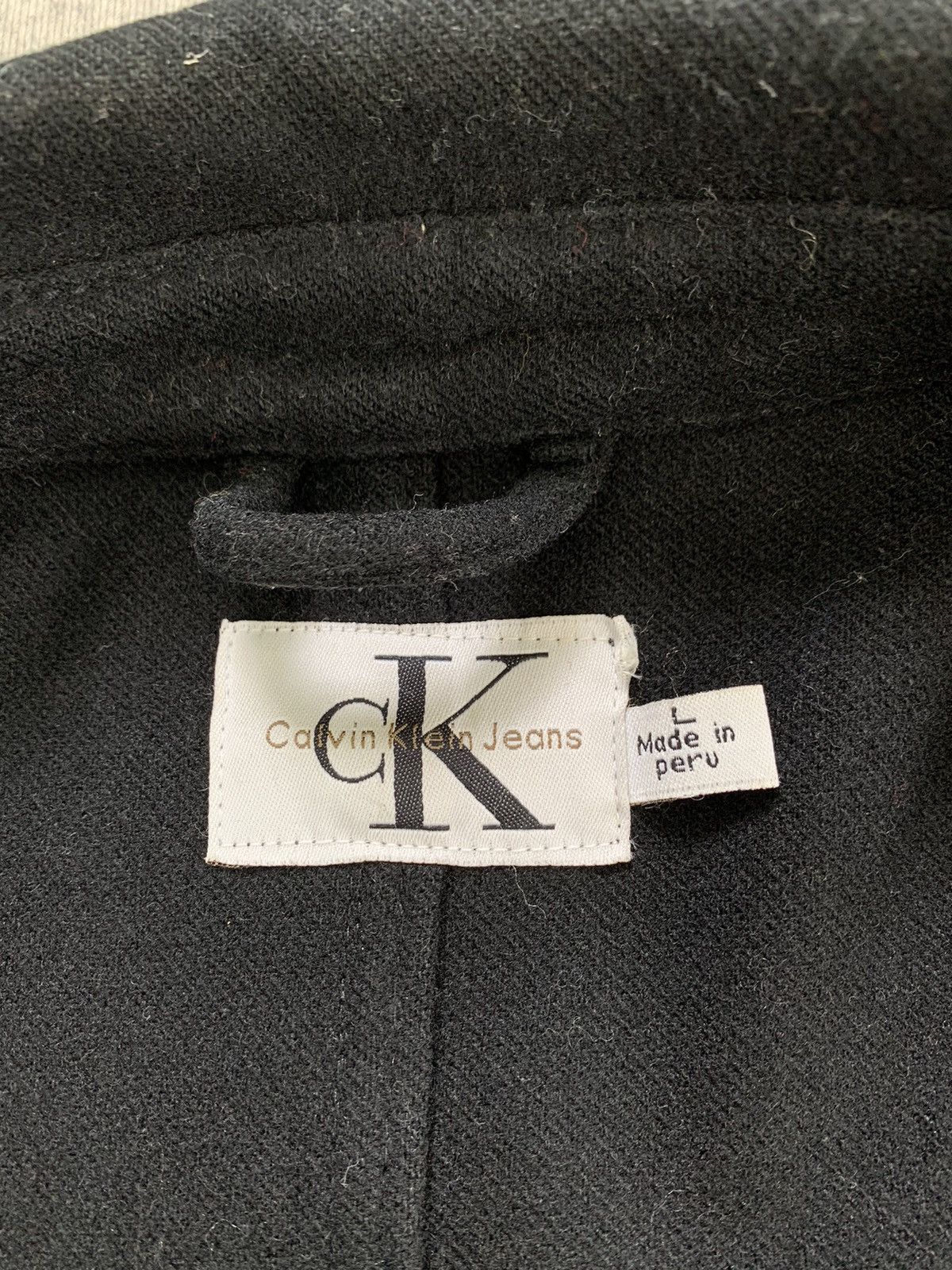 Calvin Klein CK Calvin Klein Jeans Wool & Viscose Jacket Size US L / EU 52-54 / 3 - 17 Thumbnail
