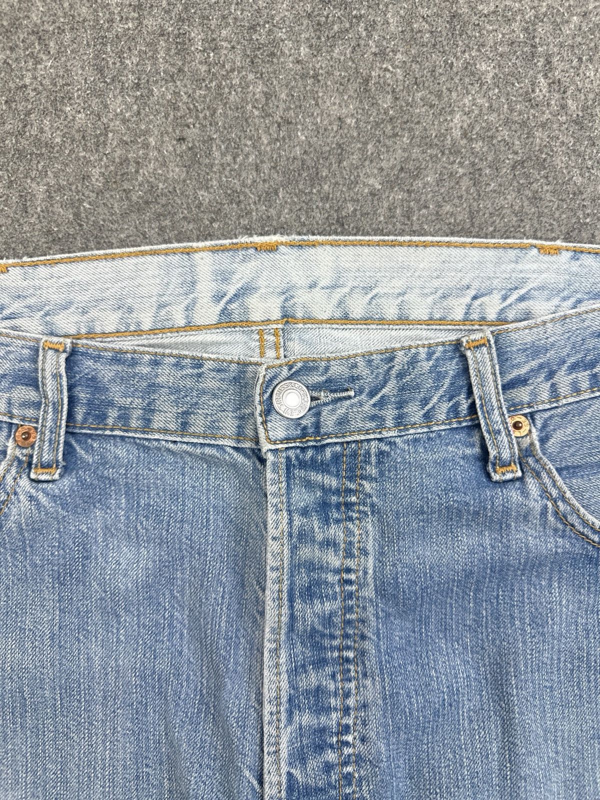 Levi's Vintage Levis 501 Faded Blue Jeans S0003 Size US 37 - 2 Thumbnail