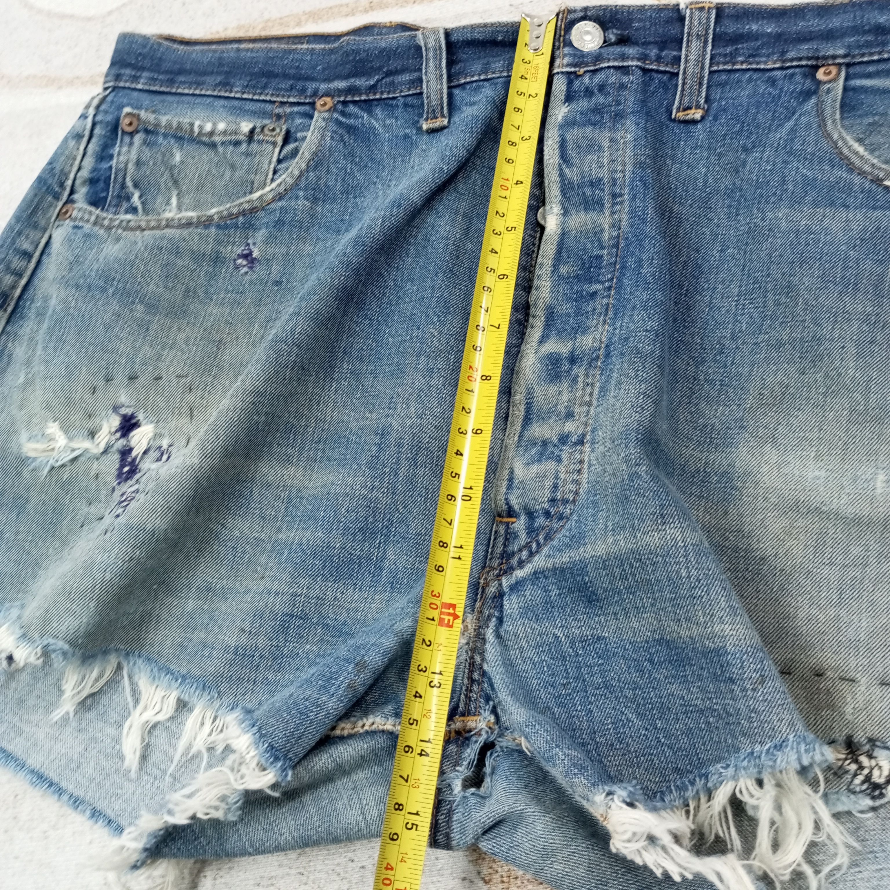 Levi's Levis Big E Short Jeans c235n31 Size 40" / US 18 - 8 Thumbnail