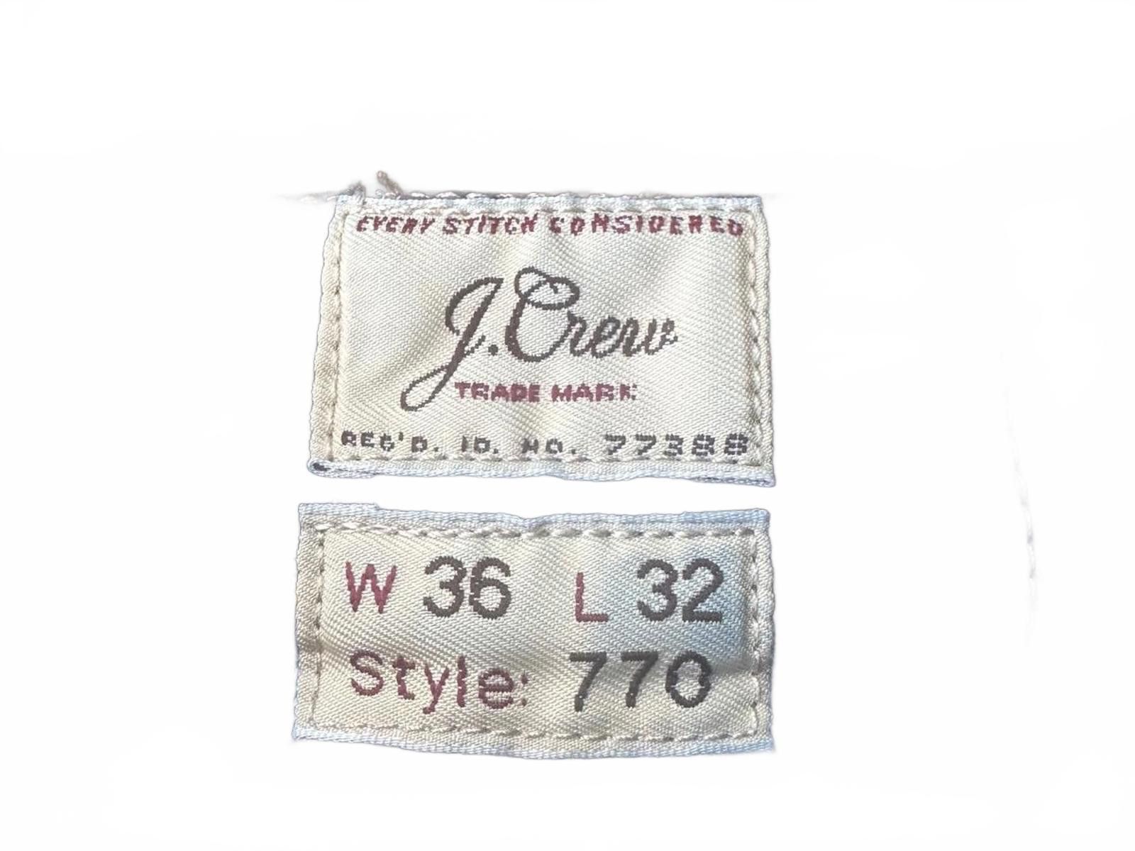 J.Crew J.Crew 770 Straight Fit Jeans – Japanese Fabric – W36 L32 Size US 36 / EU 52 - 8 Thumbnail