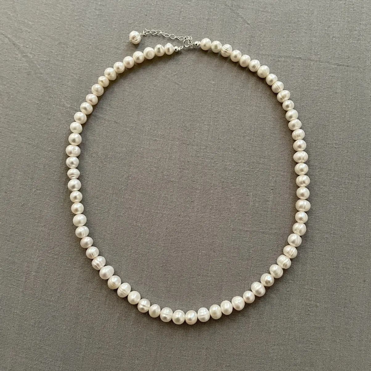 Jewelry Natural freshwater Pearl necklace choker Size ONE SIZE - 2 Thumbnail