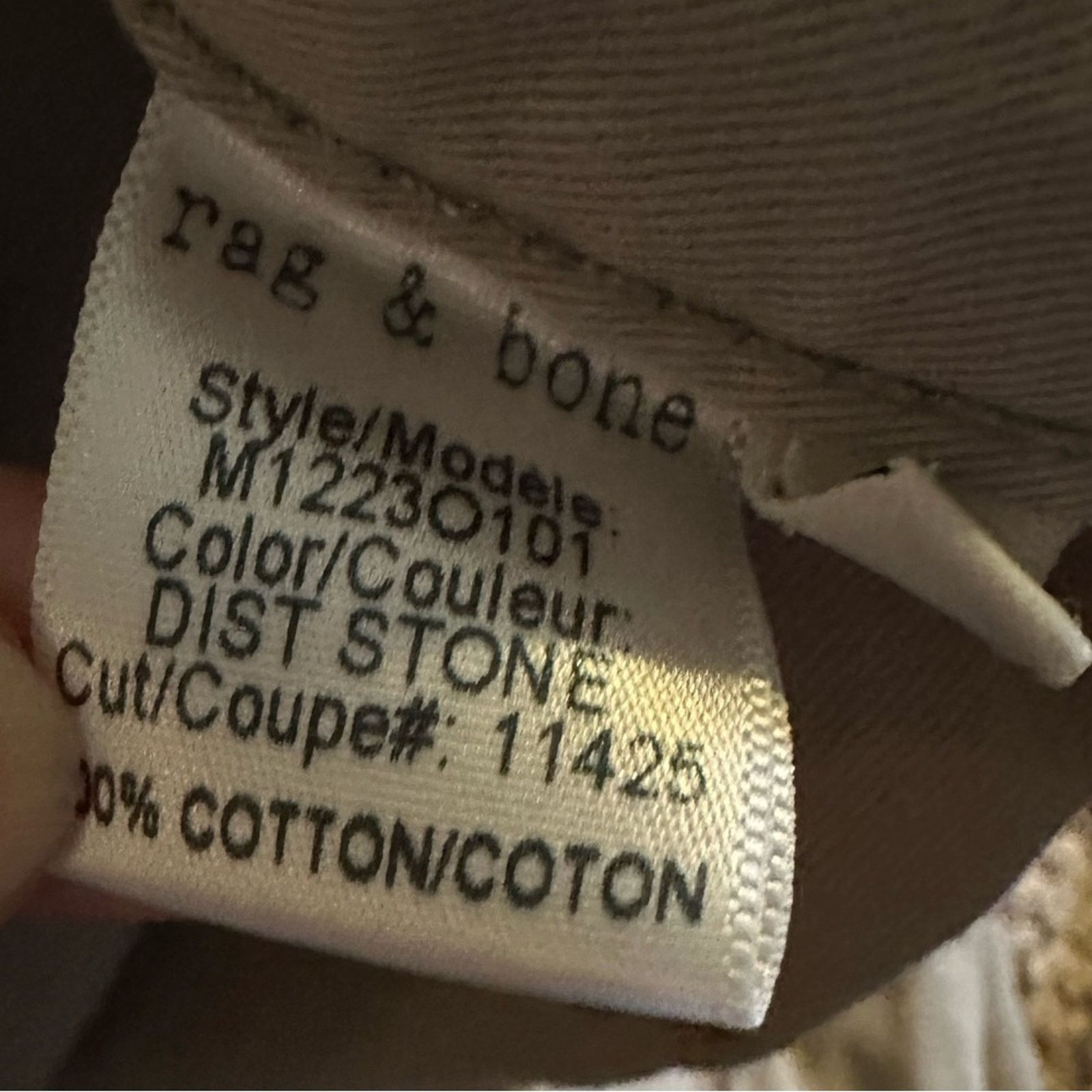 Rag & Bone Rag & Bone Standard Issue Fit 2 Slim Leg Pants Stone Size 36 Size US 36 / EU 52 - 11 Thumbnail