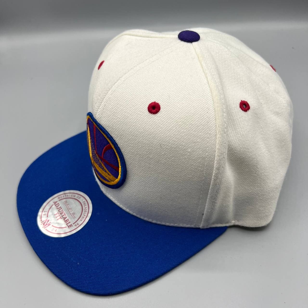 Mitchell & Ness GSW Golden State Warriors Hat Men NBA Snap Back Cap Size ONE SIZE - 3 Thumbnail