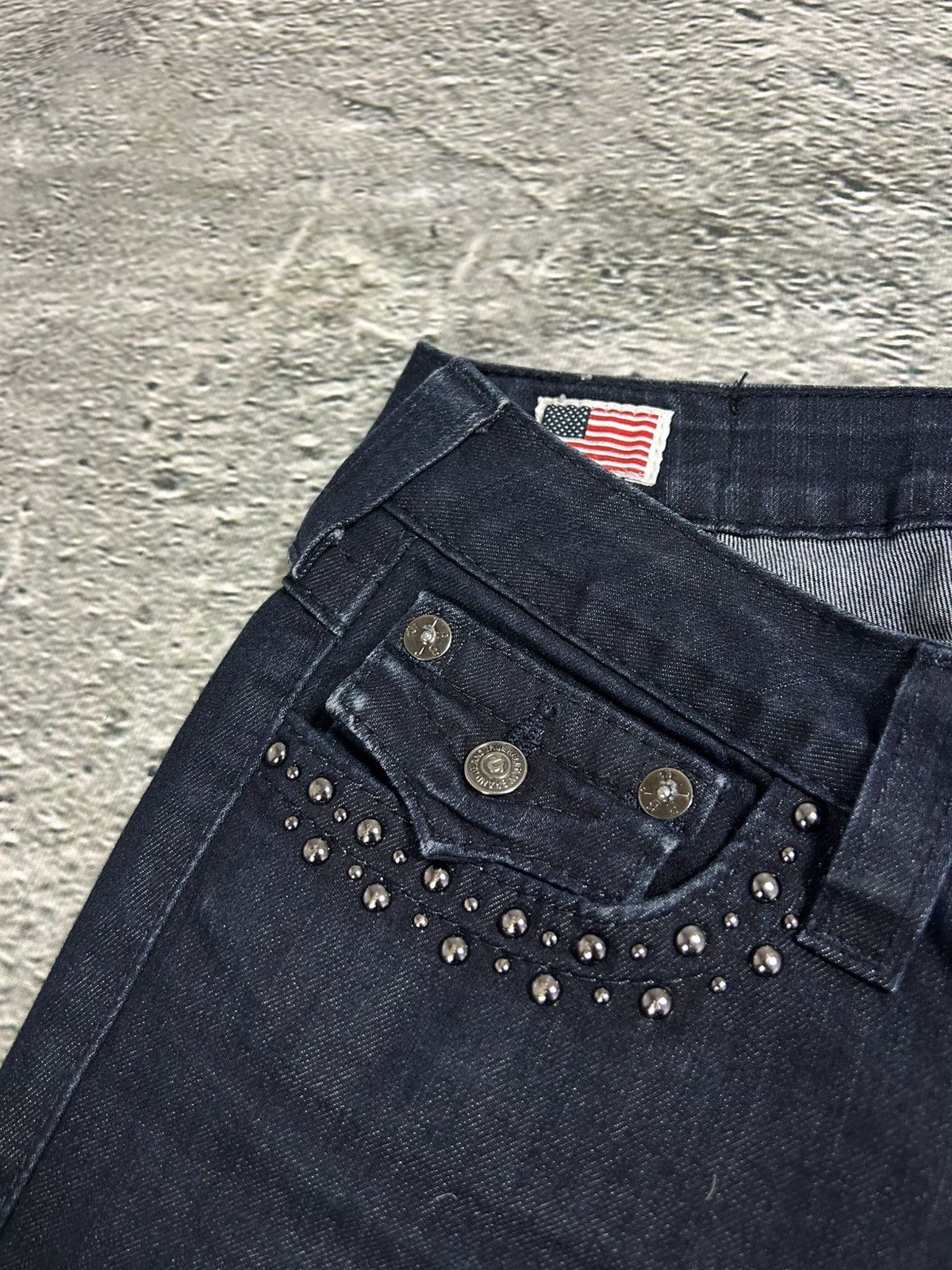 True Religion True Religion black jeans studded Billy flared Y2K Size 28" / US 6 / IT 42 - 5 Thumbnail
