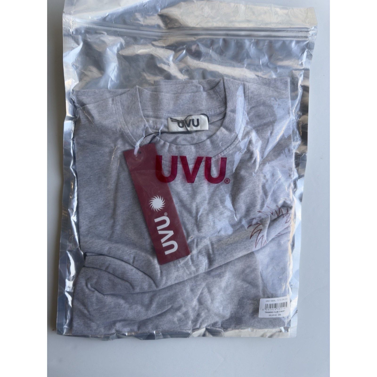 UVU UVU Training Club T-Shirt Grey Marl XXL Size US XXL / EU 58 / 5 - 3 Thumbnail