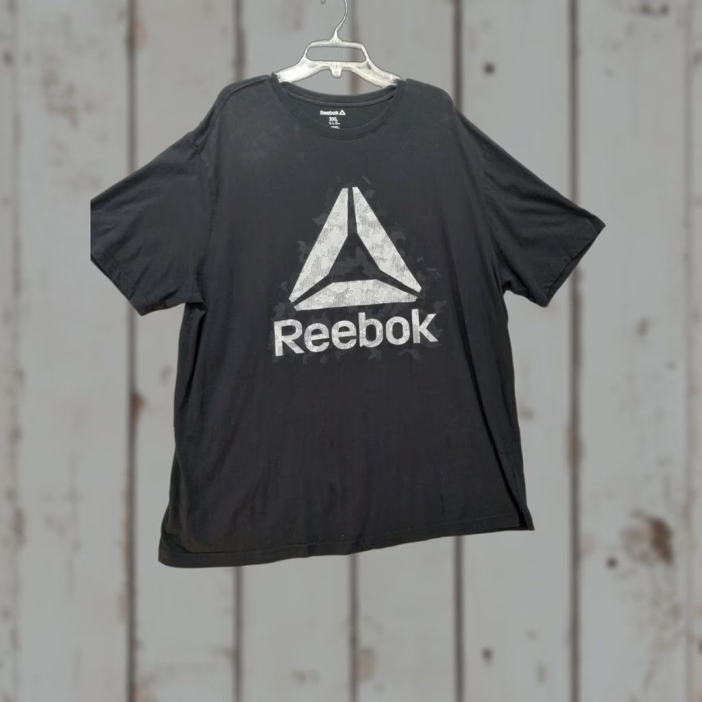 Reebok Reebok T-Shirt Adult 3XL Black Men Short Sleeve Classic Athletic Ghost Pattern Shirt Size US XXL / EU 58 / 5 - 1 Thumbnail
