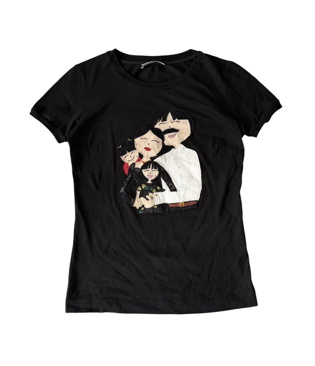 Dolce & Gabbana Dolce Gabbana Family T-Shirt Size XS / US 0-2 / IT 36-38 - 1 Thumbnail