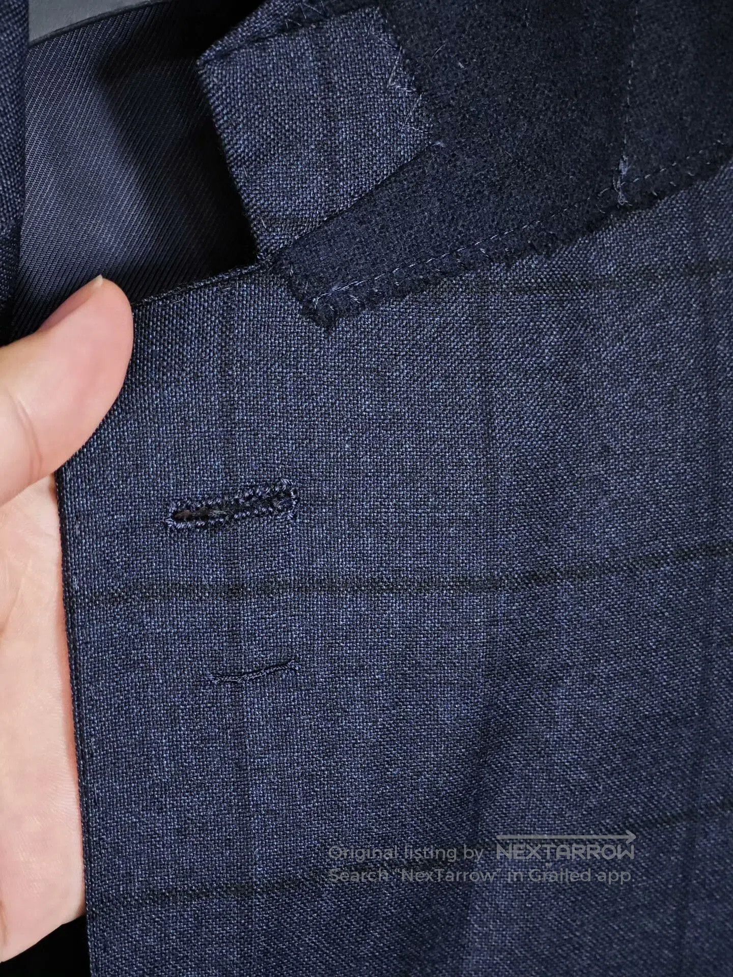 Loro Piana Custom Navy Wool Suit from Loro Piana. Size US S / EU 44-46 / 1 - 9 Thumbnail