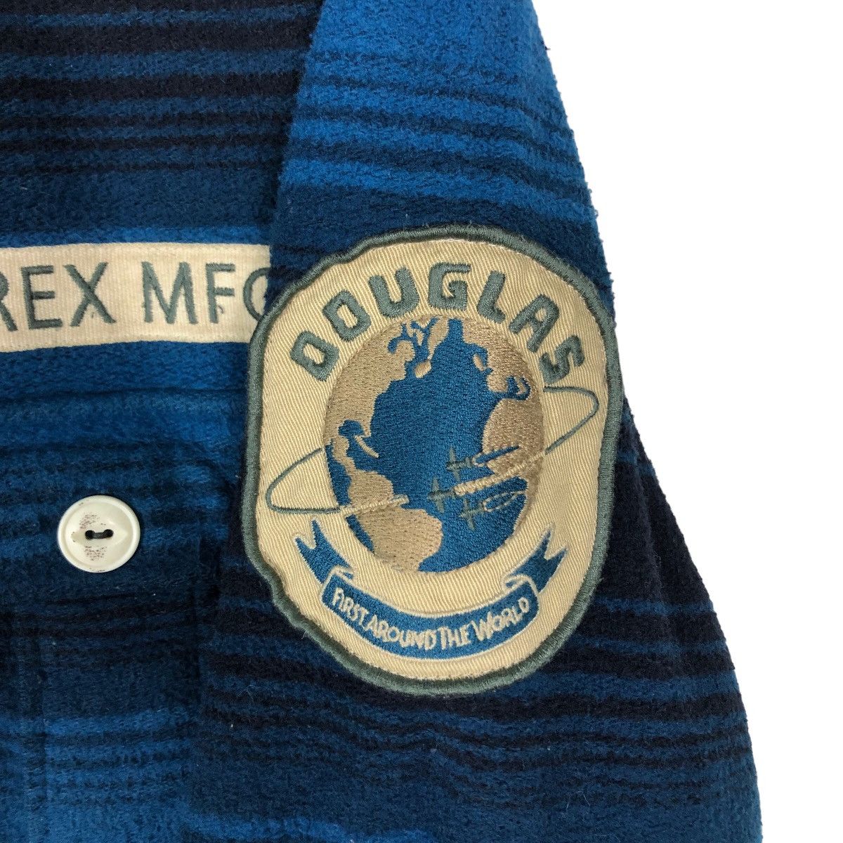 Japanese Brand 🔥Vintage Zipper Jacket Striped Avirex USA Mfg Military Size US M / EU 48-50 / 2 - 17 Thumbnail