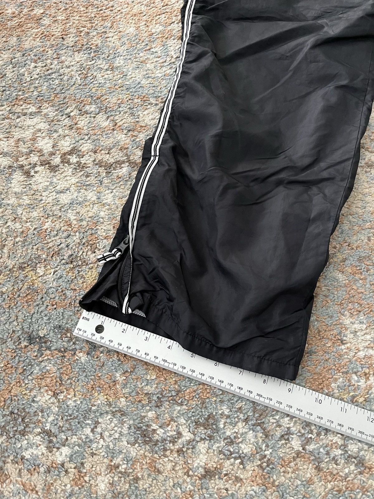 Gap VTG Y2K Baggy Parachute Style Cargo Pants 34x30 Medium Black Size US 32 / EU 48 - 6 Thumbnail